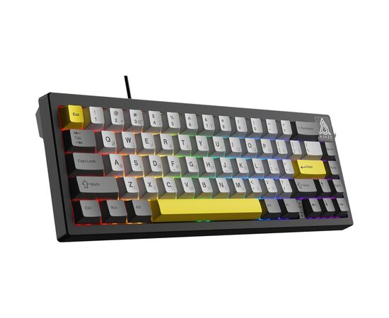 Клавиатура Ajazz AK650 Moon Yellow Switch USB UA Black/Grey/Yellow (AK650-MY-GWY), изображение 3