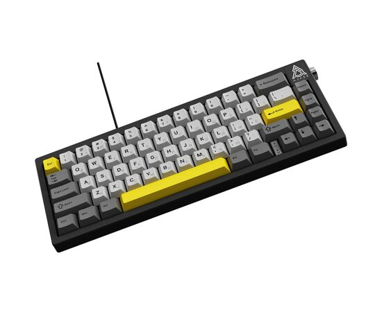 Клавиатура Ajazz AK650 Moon Yellow Switch USB UA Black/Grey/Yellow (AK650-MY-GWY), изображение 5