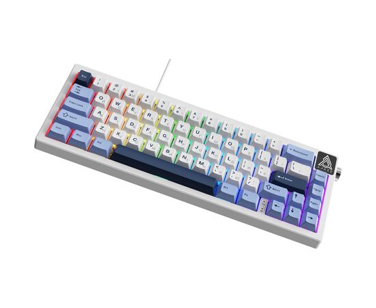 Клавиатура Ajazz AK650 Sea Salt Switch USB UA White/Blue (AK650-SS-BWB), изображение 3