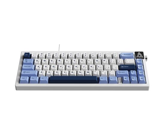 Клавиатура Ajazz AK650 Sea Salt Switch USB UA White/Blue (AK650-SS-BWB), изображение 4