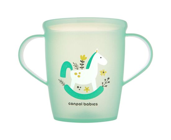 Набор детской посуды Canpol babies TOYS кружка з ручками 250 мл, зелена (2/101_gre)