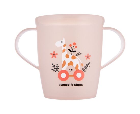 Набор детской посуды Canpol babies TOYS кружка з ручками 250 мл, рожева (2/101_pin)