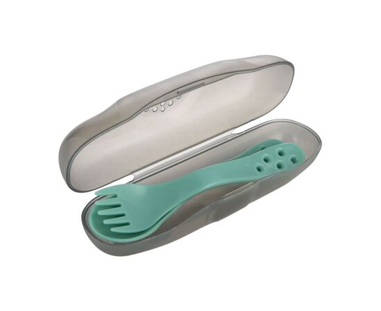 Набор детской посуды Canpol babies столові прибори в футлярі - бірюзовий (74/019_tur), изображение 3