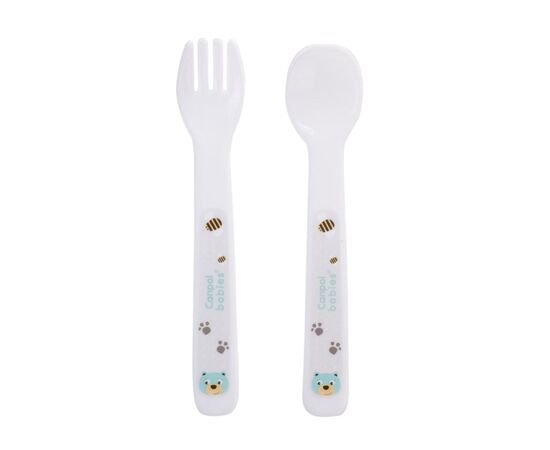 Набор детской посуды Canpol babies Cute Animals пластиковий - ведмежатко (4/401_tur), изображение 3