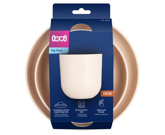 Набор детской посуды Lovi з кружкою Nude (21/533_bei), изображение 2