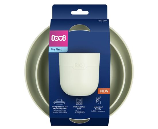 Набор детской посуды Lovi з кружкою Pistachio (21/533_gre), изображение 9