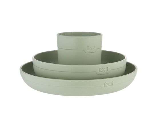 Набор детской посуды Lovi з кружкою Pistachio (21/533_gre)