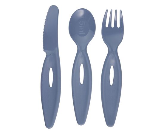 Набор детской посуды Lovi столові прибори (виделка+ніж+ложка) блакитні (31/418_blu)