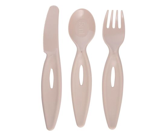 Набор детской посуды Lovi столові прибори (виделканіжложка) - рожеві (31/418_pin)