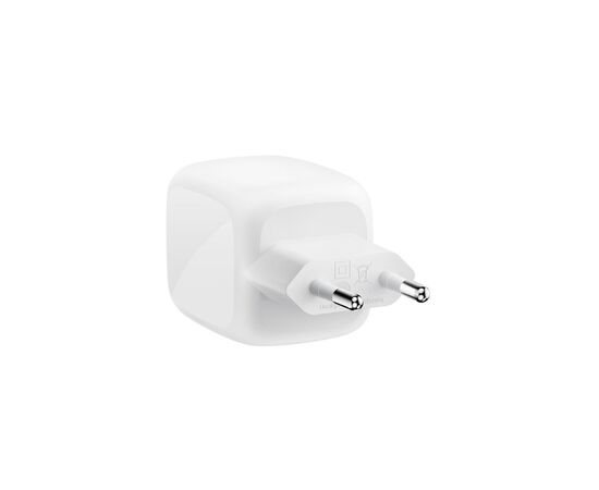 Зарядний пристрій Belkin 2xUSB-C PD67W GaN PPS white (WCH020KQWH), зображення 3