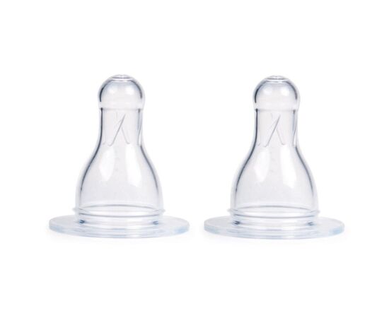 Соска Canpol babies силіконова кругла вільна 2 шт. (18/115)