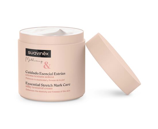 Косметика для мам Suavinex крем від розтяжок під час та після вагітності, 400 мл (308861), изображение 2