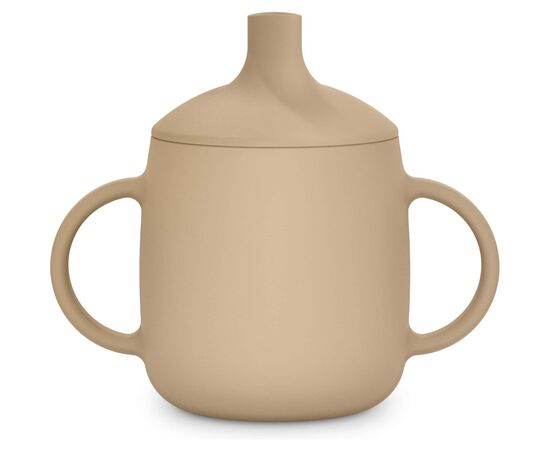 Поильник-непроливайка Suavinex Colour Essence силіконова 3 в 1 (з носиком та трубочкою), 270 мл, +6 м. , бежева (402898), изображение 4