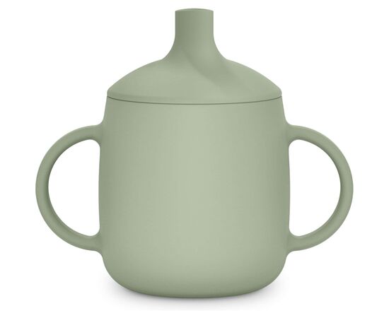 Поїльник-непроливайка Suavinex Colour Essence силіконова 3 в 1 (з носиком та трубочкою), 270 мл, +6 м , зелена (402899), зображення 4