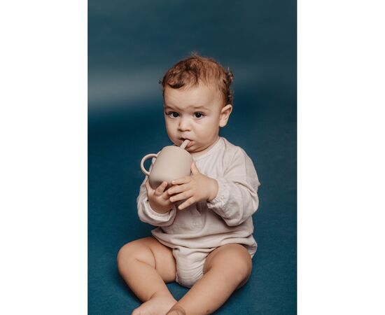 Поїльник-непроливайка Suavinex Colour Essence силіконова 3 в 1 (з носиком та трубочкою), 270 мл, +6 м , зелена (402899), зображення 7