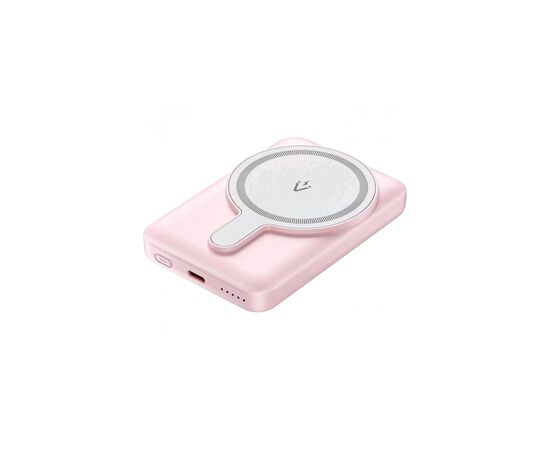Батарея универсальная VENTION Magnetic Wireless 5000mAh 20W PD, USB-C, QI-15W Pink (FHSP0), изображение 2