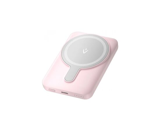 Батарея универсальная VENTION Magnetic Wireless 5000mAh 20W PD, USB-C, QI-15W Pink (FHSP0)