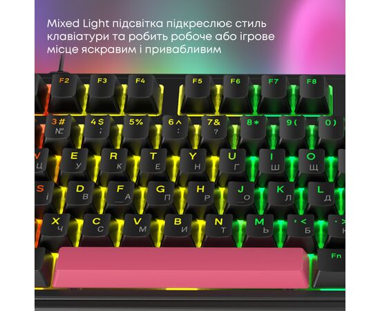 Клавиатура Ajazz AK980 Red Switch USB UA Black (AK980-R-BR), изображение 12