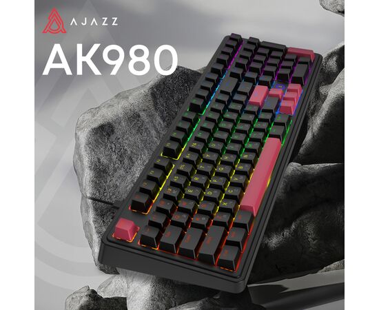 Клавиатура Ajazz AK980 Red Switch USB UA Black (AK980-R-BR), изображение 6