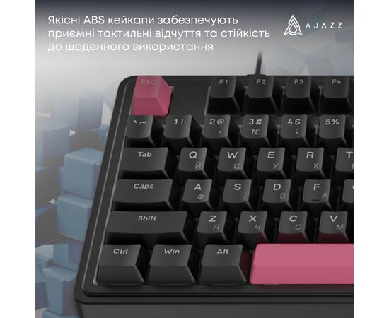 Клавиатура Ajazz AK980 Red Switch USB UA Black (AK980-R-BR), изображение 9