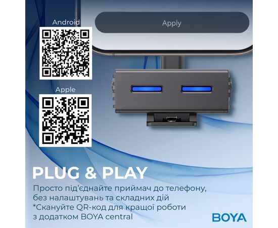 Мікрофон Boya LINK 3-02 Type-C/TRS Black (LINK 3-02), зображення 12