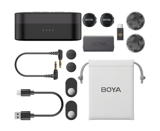 Мікрофон Boya LINK 3-02 Type-C/TRS Black (LINK 3-02), зображення 2