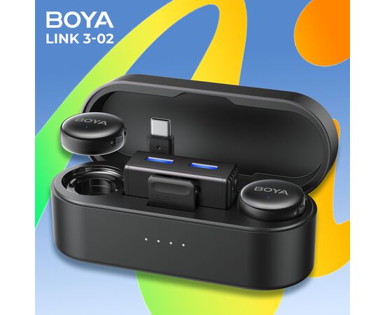 Мікрофон Boya LINK 3-02 Type-C/TRS Black (LINK 3-02), зображення 5