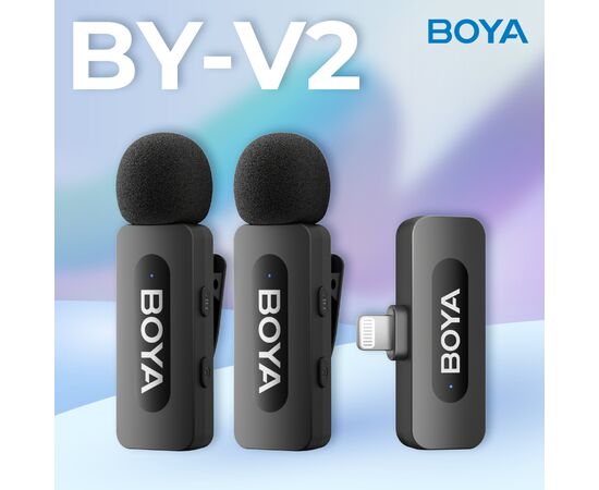 Микрофон Boya BY-V2 Lightning Black (BY-V2), изображение 6