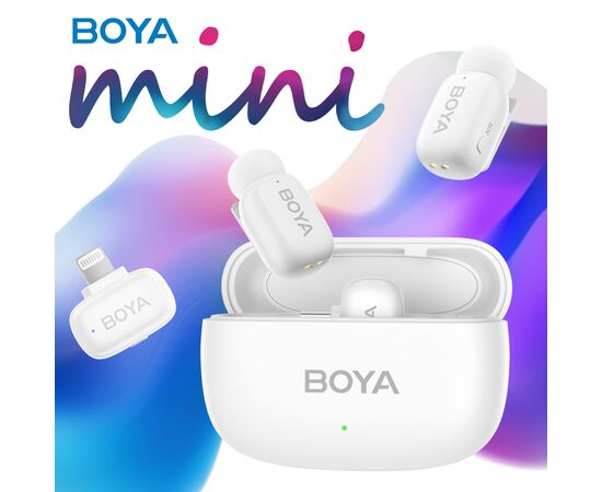 Мікрофон Boya mini-13 Type-C/Lightning White (mini-13), зображення 6