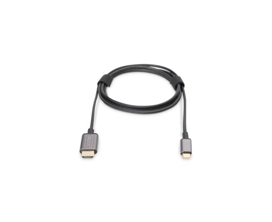 Кабель мультимедійний USB-C to HDMI M 1.8m UHD 4K Digitus (DA-70821), зображення 8