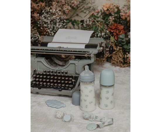 Бутылочка для кормления Suavinex Poetry, 270 мл, фізіологічна соска середній потік, м'ятна (308970), изображение 6