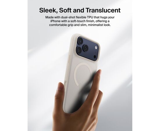 Чехол для мобильного телефона Belkin Magnetic Protective Grip iPhone 17 Pro Max Sand (MSA036HQSA), изображение 3