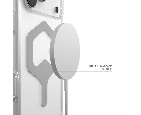 Чехол для мобильного телефона UAG Plyo MagSafe iPhone 17 Pro Max Ice/Silver (114530114333), изображение 3