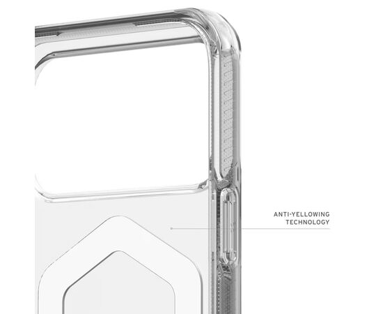Чехол для мобильного телефона UAG Plyo MagSafe iPhone 17 Pro Max Ice/Silver (114530114333), изображение 4
