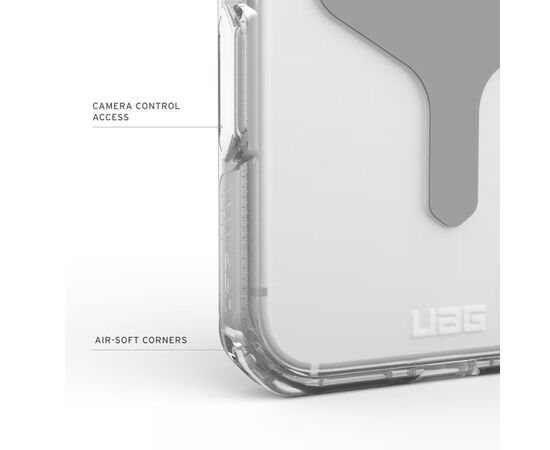 Чехол для мобильного телефона UAG Plyo MagSafe iPhone 17 Pro Max Ice/Silver (114530114333), изображение 6
