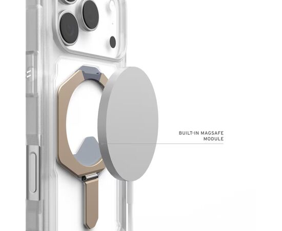 Чехол для мобильного телефона UAG Plasma XTE MagSafe iPhone 17 Pro Clear/Titanium (114527114G36), изображение 2