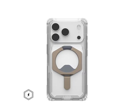 Чехол для мобильного телефона UAG Plasma XTE MagSafe iPhone 17 Pro Clear/Titanium (114527114G36)