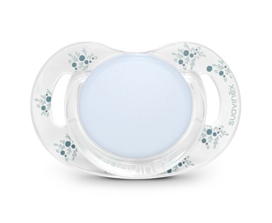 Пустышка Suavinex Poetry фізіологічна, 0-6 місяців, світло-блакитна з малюнком (308930)