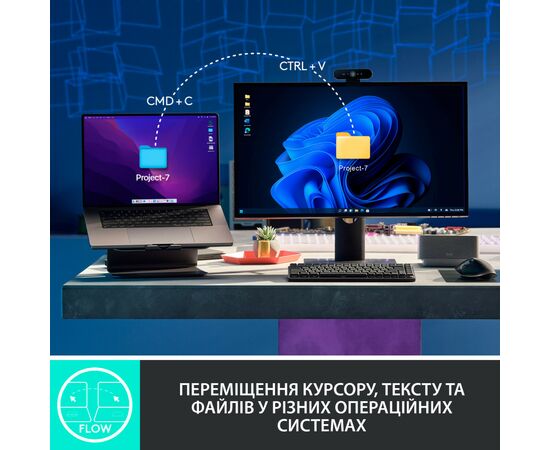 Мишка Logitech MX Master 3S Performance Wireless Mouse Bluetooth Pale Grey (910-006560), зображення 8