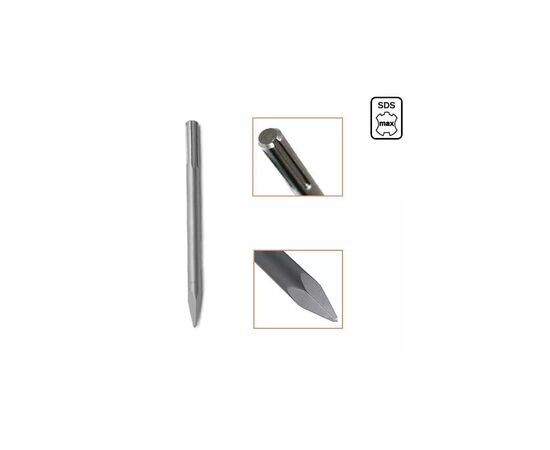 Зубило DeWALT SDS-Max, пикообразное, 600мм (DT8087), изображение 2
