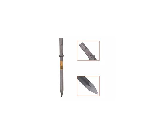 Зубило DeWALT з хвостовиком шестигранник 28мм, пікоподібне, 400мм. (DT6927)