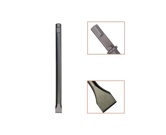 Зубило DeWALT з хвостовиком шестигранник 19мм, плоске, 25х400мм (DT6942)