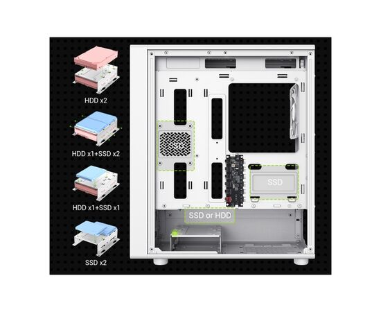 Корпус для ПК Gamemax AERIS 330 GW, зображення 11