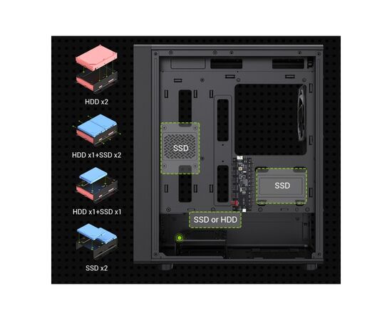 Корпус для ПК Gamemax AERIS 330 MB, изображение 11