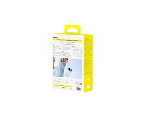 Батарея универсальная Baseus EnerFill FC31 Qpow 3 20000mAh 45W PD/3.0 QC/4.0 Blue (E0028D03), изображение 4