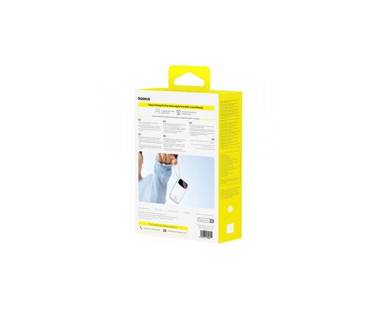 Батарея универсальная Baseus EnerFill FC31 Qpow 3 20000mAh 45W PD/3.0 QC/4.0 White (E0028D01), изображение 4