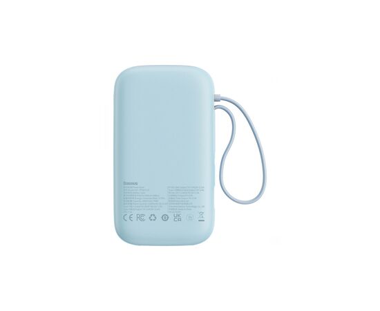 Батарея универсальная Baseus Qpow2 20000mAh 22.5W PD, QC/3.0 Blue (P10055002313-00), изображение 3