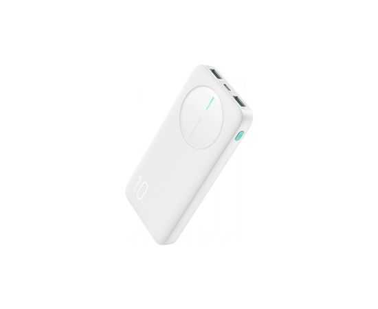 Батарея универсальная JOYROOM 10000mAh 12W QC, 2xUSB-A, USB-C In/Out White (JR-PBF12), изображение 5