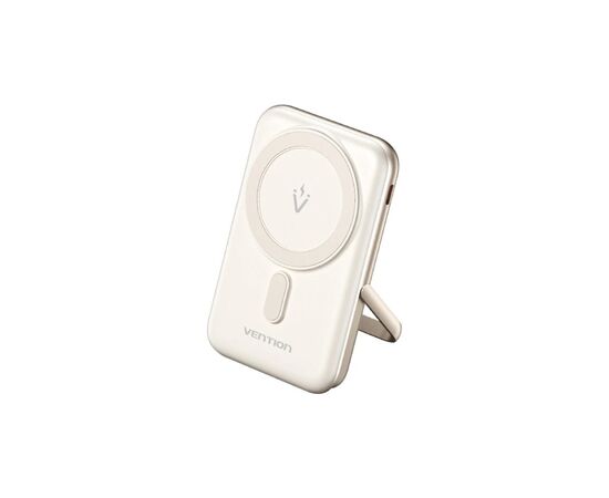 Батарея універсальна VENTION Magnetic Wireless 10000mAh 20W PD USB-C In/Out, QI-15W White (FHNW0)