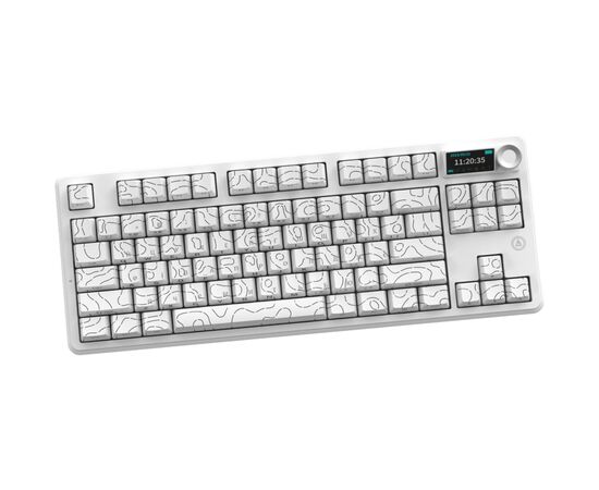 Клавиатура Ajazz AK870 V2 Maillard Switch Wireless/Bluetooth/USB UA White (AK870-V2-S-W), изображение 4